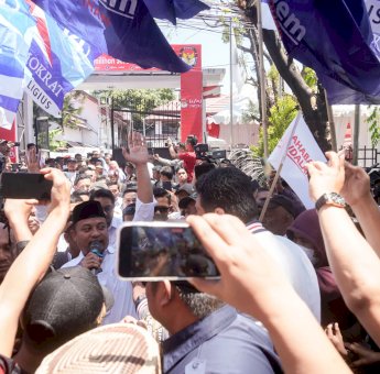 Resmi Daftar di KPU Sulsel, Andalan Hati: Kita Ciptakan Pilkada Aman, Damai, dan Sejuk