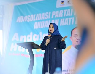 Fatmawati Mulai Kampanye di Lutim, Soliditas Parpol Pengusung Andalan Hati Makin Kuat