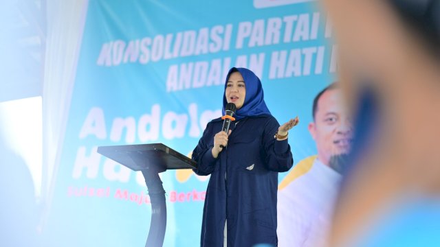 Fatmawati MantapkanDukungan Partai Saat KampanyePerdana di Luwu Timur