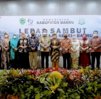 Bupati Barru Suardi Saleh Lepas Sambut Kajari Barru