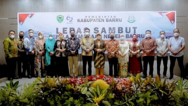 Bupati Barru Suardi Saleh Lepas Sambut Kajari Barru