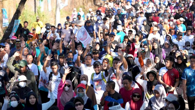 50 Ribu Warga Pangkep Jalan Sehat Anti Mager Bareng Andalan &#8211; Hati