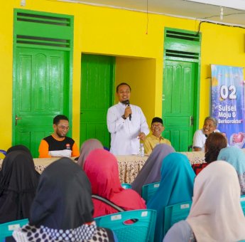 Kampanye Perdana Usai Penetapan Paslon, Andi Sudirman Bersilaturahmi ke Warga Kompleks Angkasa Pura Sudiang