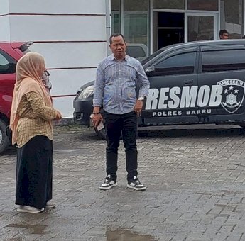 Pastikan Tidak Ada Kecurangan di SPBU, Satreskrim Polres Barru Lakukan Pengawasan