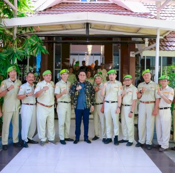 Pengurus PC Pemuda Panca Marga Resmi Dilantik Bupati Barru