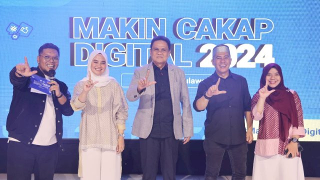 Hadiri Literasi Digital, Bupati Barru Suardi Saleh Berikan Tip Sukses di Usia Muda