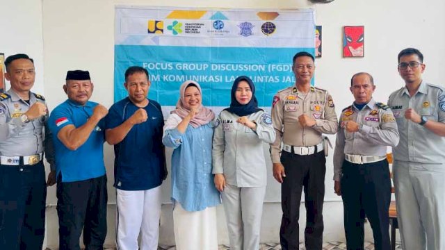 Jasa Raharja Bersama Anggota Forum Keselamatan Lalu Lintas Kabupaten Barru Berkomitmen Tekan Laka Lantas