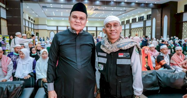 Bupati Barru Suardi Saleh Terima Jamaah Haji di Asrama Sudiang