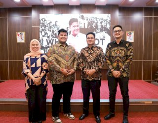 Dokter Ulfah Dampingi Bupati Suardi Saleh Lantik dan Kukuhkan BPC HIPMI Barru