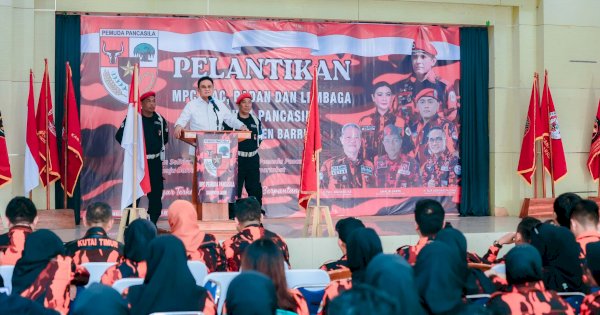 Hadiri Pelantikan Pengurus Pemuda Pancasila Barru, Suardi Saleh : Menjadi Ketua Gampang-gampang Susah