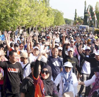 20 Ribu Warga Luwu Ikut Anti Mager Bareng Andi Sudirman Sulaiman