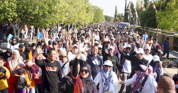 20 Ribu Warga Luwu Ikut Anti Mager Bareng Andi Sudirman Sulaiman