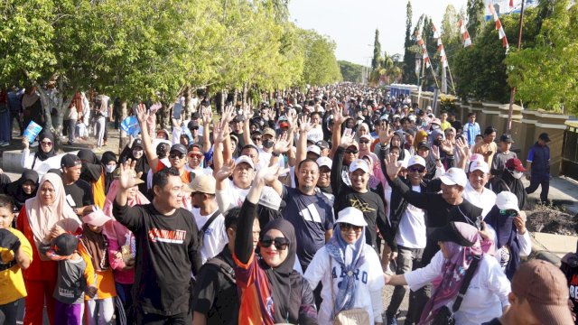 20 Ribu Warga Luwu Ikut Anti Mager Bareng Andi Sudirman Sulaiman.