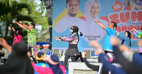 Dukungan Mengalir, Fatmawati Kuatkan Soliditas Perempuan Lewat Senam Zumba