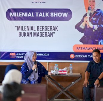 Talkshow Inspiratif, Milenial Maros Ramai-ramai Dukung Andalan Hati