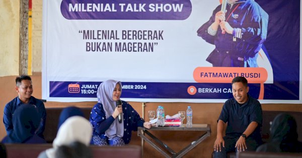 Talkshow Inspiratif, Milenial Maros Ramai-ramai Dukung Andalan Hati