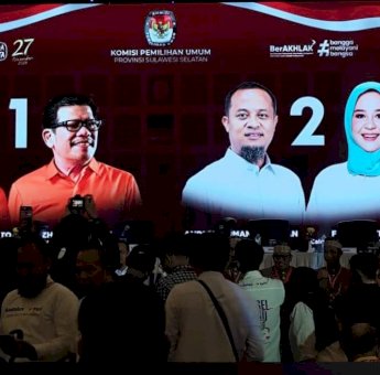 Pasangan Andalan Hati Dapat Nomor Urut 2, Siap Wujudkan Sulsel Maju Berkarakter