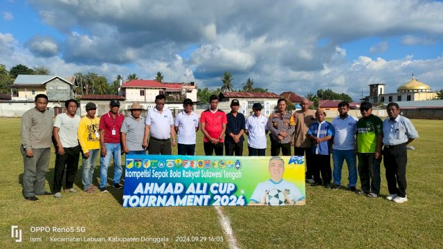 Ketua Panitia, Abdul Rahman saat Pembukaan Seri Kabupaten Donggala.