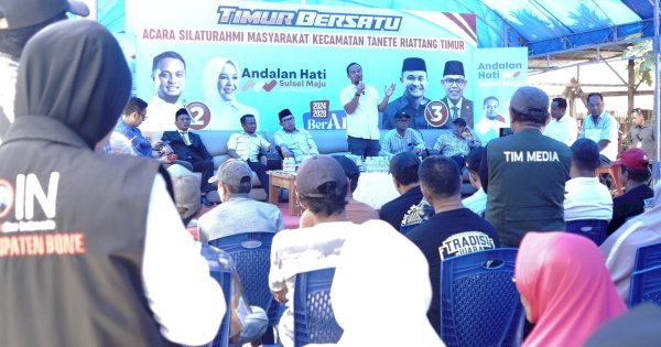 Warga Tanete Riattang Timur Bone Serukan Dukung Andalan – Hati dan Beramal