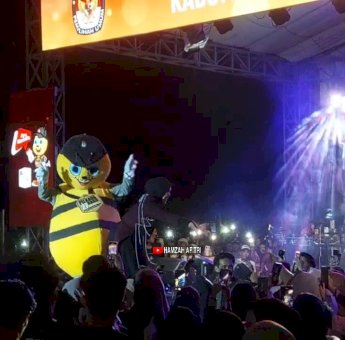 Telan Anggaran 190 Juta, Penampilan Selfi Yamma di Barru Diduga Pake Sound Lokal