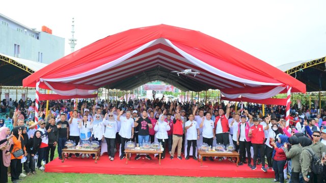 Fatmawati Rusdi, Kampanye di Pinrang Bersama Ketua Umum Partai Solidaritas Indonesia (PSI) Kaesang Pangarep.