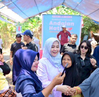 Fatmawati Disambut Meriah di Bontonompo, Dukungan untuk Andalan Hati Menguat