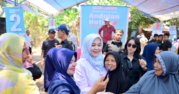 Fatmawati Disambut Meriah di Bontonompo, Dukungan untuk Andalan Hati Menguat