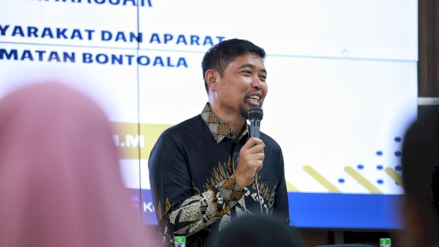 Pjs Wali Kota Arwin Azis Silaturahmi di Kecamatan Bontoala.