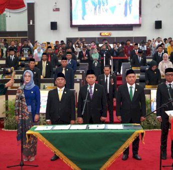 Selamat! Rachmatika Dewi “Cicu” Resmi Jabat Ketua DPRD Sulsel Periode 2024-2029