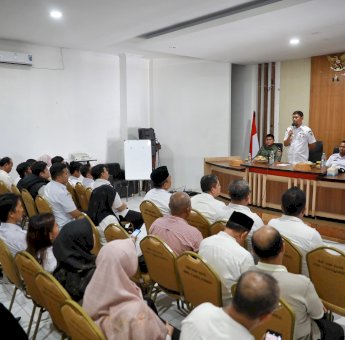 Pjs Wali Kota Arwin Azis Silaturahmi dengan Jajaran Kecamatan Tamalanrea, Tekankan Kelengkapan Infrastruktur Pilkada 2024