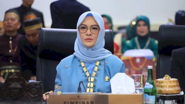 Andi Rachmatika Dewi Ketua DPRD Sementara Provinsi Sulawesi Selatan