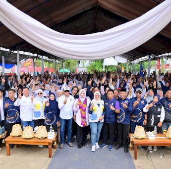 Fatmawati Disambut Meriah di Gowa, Warga Bangga Ada Representasi Perempuan di Pilgub Sulsel