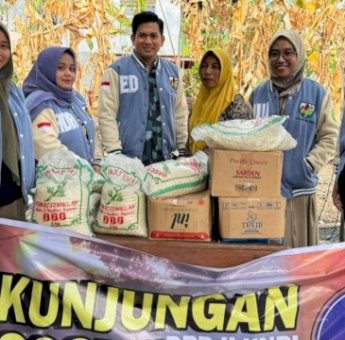 KNPI Barru Peduli Korban Kebakaran Bungi