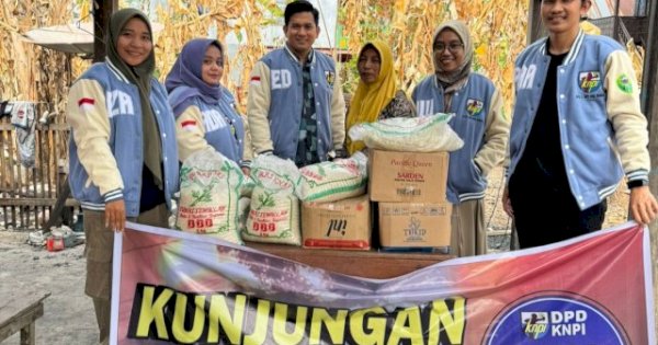 KNPI Barru Peduli Korban Kebakaran Bungi