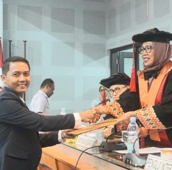 Usia 33 Tahun, Abdul Jabbar raih Gelar Doktor di Unhas.
