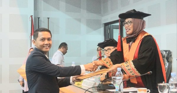 Usia 33 Tahun, Abdul Jabbar raih Gelar Doktor di Unhas.