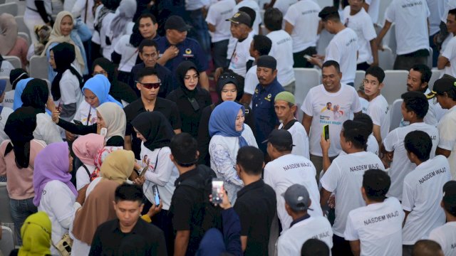 Ribuan Warga Wajo Sambut Fatmawati dengan Sorak Sorai Andlan Hati Menang