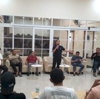 Silaturahmi dengan Jurnalis, TSM-MO Sampaikan Jaga Pilkada Damai dan Aman
