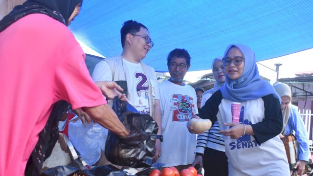 Rezki Blusukan di Pasar Maricaya dan Pemukiman Warga, Bawa Pesan Perubahan untuk Makassar