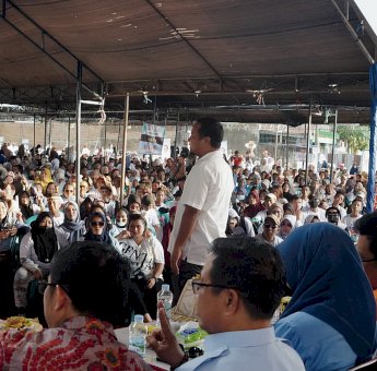 Antusias Ribuan Warga Sambut Andi Sudirman di Lapangan Yusuf Bauty Gowa