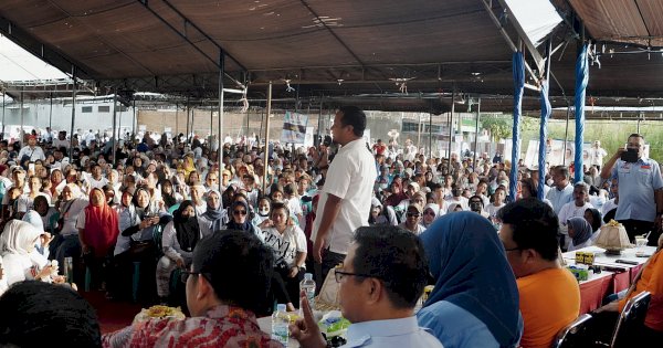 Antusias Ribuan Warga Sambut Andi Sudirman di Lapangan Yusuf Bauty Gowa