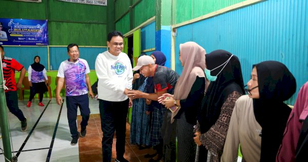 Bupati Barru Suardi Saleh Buka Kejuaraan Bulutangkasi antar Kecamatan