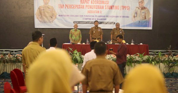 Pjs. Wali Kota Makassar Buka Rapat Koordinasi TPPS, Tekan Stunting, Andi Arwin Azis Soroti Pentingnya Intervensi Kolaboratif dalam Penurunan Stunting