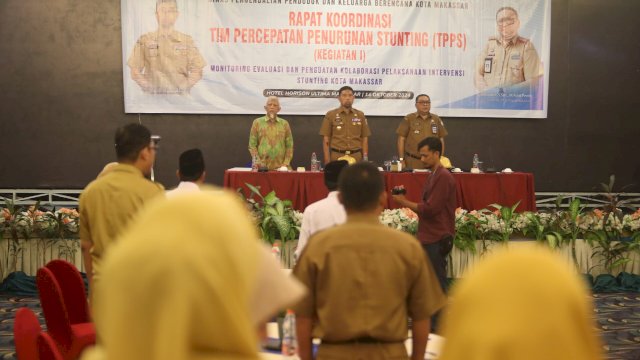 Pjs. Wali Kota Makassar Buka Rapat Koordinasi TPPS, Tekan Stunting, Andi Arwin Azis Soroti Pentingnya Intervensi Kolaboratif dalam Penurunan Stunting