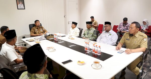 PCNU Temui Pjs Wali Kota, Persiapan &#8220;Makassar Bermunajat&#8221;