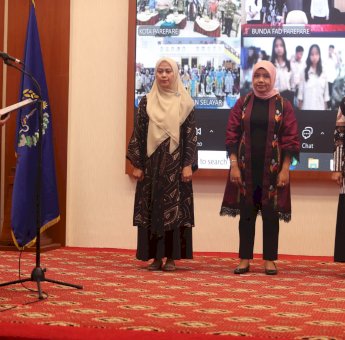 Andi Tenri Anna Dikukuhkan sebagai Bunda Forum Anak Daerah Makassar 2024-2025