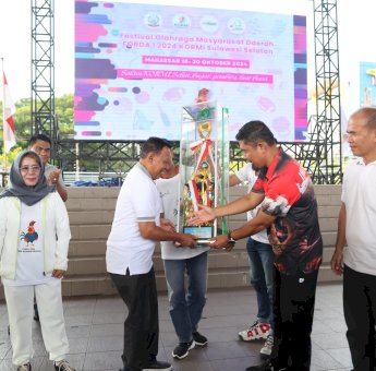 Pjs Wali Kota Makassar Andi Arwin Azis Resmi Menutup FORDA 2024