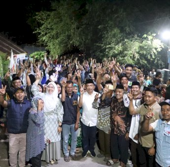 Kampanye di Bonto Langkasa, Ketersediaan Air Bersih Jadi Program Prioritas Ilham-Kanita