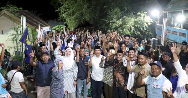 Kampanye di Bonto Langkasa, Ketersediaan Air Bersih Jadi Program Prioritas Ilham-Kanita