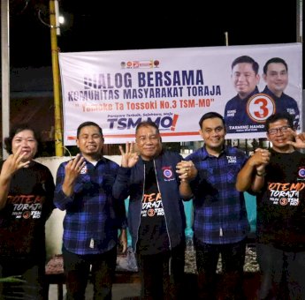 Tasming Hamid dan Hermanto Lanjutkan Blusukan, Disambut Antusias Warga Kelurahan Labukkang